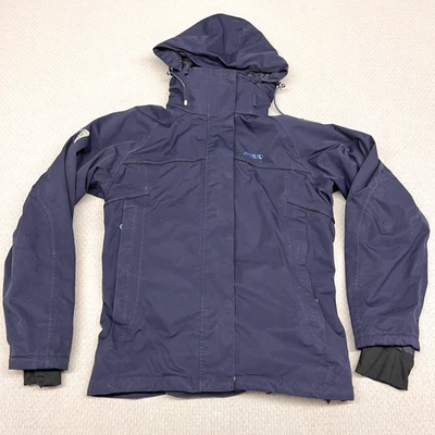 Chaqueta Musto Mujer 12 Azul Cremallera Completa Con Capucha Aislada Exterior Invierno Esquí Foto 1 de 4