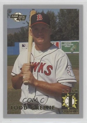 1993-94 Fleer Excel 1st Year Phenoms Todd Greene #7 - Image 1 of 2