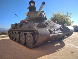 PLAYMOBIL CUSTOM TANQUE T-34 (3D) +SUBOFICIAL RUSO REF-002 - Bild 1 von 23