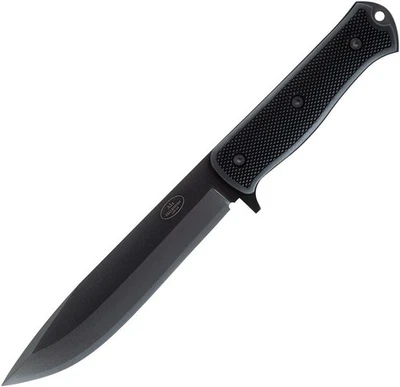 Fallkniven A1x Survival Knife Black A1XB 6.25" Laminate Cobalt Thermorun Fixed - Image 1 of 3