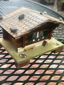 Swiss Chalet Music Box Movement Weggiser Lied House Mapsa - Picture 1 of 8