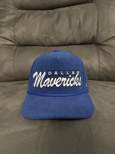 NUEVO CON ETIQUETAS Dallas Mavericks 47 Marca Pana Azul Cuerda Ajustable Snapback Sombrero - Imagen 1 de 6