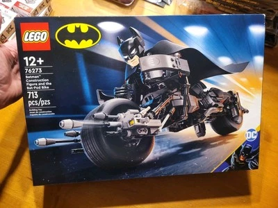 Lego 76273 Batman Figura de Construcción y la Bicicleta Bat-Pod 713 piezas LEER Foto 1 de 4