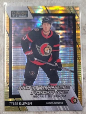 2023 O-Pee-Chee Platinum Marquee Rookies Seismic Gold /50 Tyler Kleven Rookie RC - Image 1 of 2