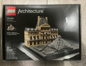 NEW AND SEALED LEGO ARCHITECTURE BOX SET 21024 LE MUSEE DU LOUVRE PARIS