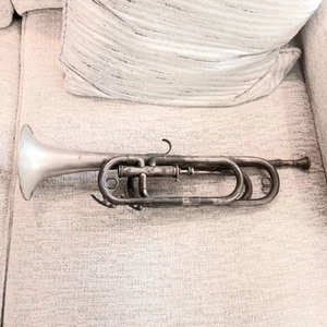 Vintage Frank Holton & Co. Einzelventil Bugle Horn - Bild 1 von 12