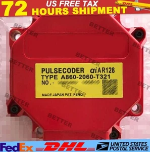 New In Box FANUC A860-2060-T321 Pulse Coder IN STOCK ship by UPS US Free TAX - Picture 1 of 9