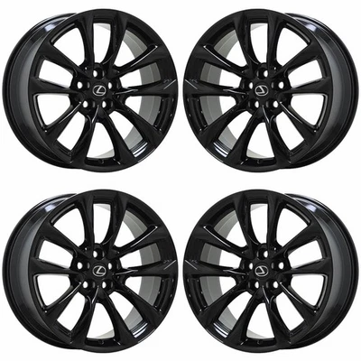 Llantas 21" Lexus LC500 LC500h negro brillante OEM 74361 74362 INTERCAMBIO Foto 1 de 4