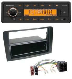 Continental 1DIN USB AUX MP3 Autoradio für Fiat Idea (350 03-11) schwarz - Bild 1 von 5
