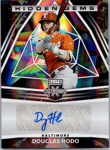 2022 Panini Elite Extra Edition Hidden Gems Signatures Black Douglas Hodo - Picture 1 of 2