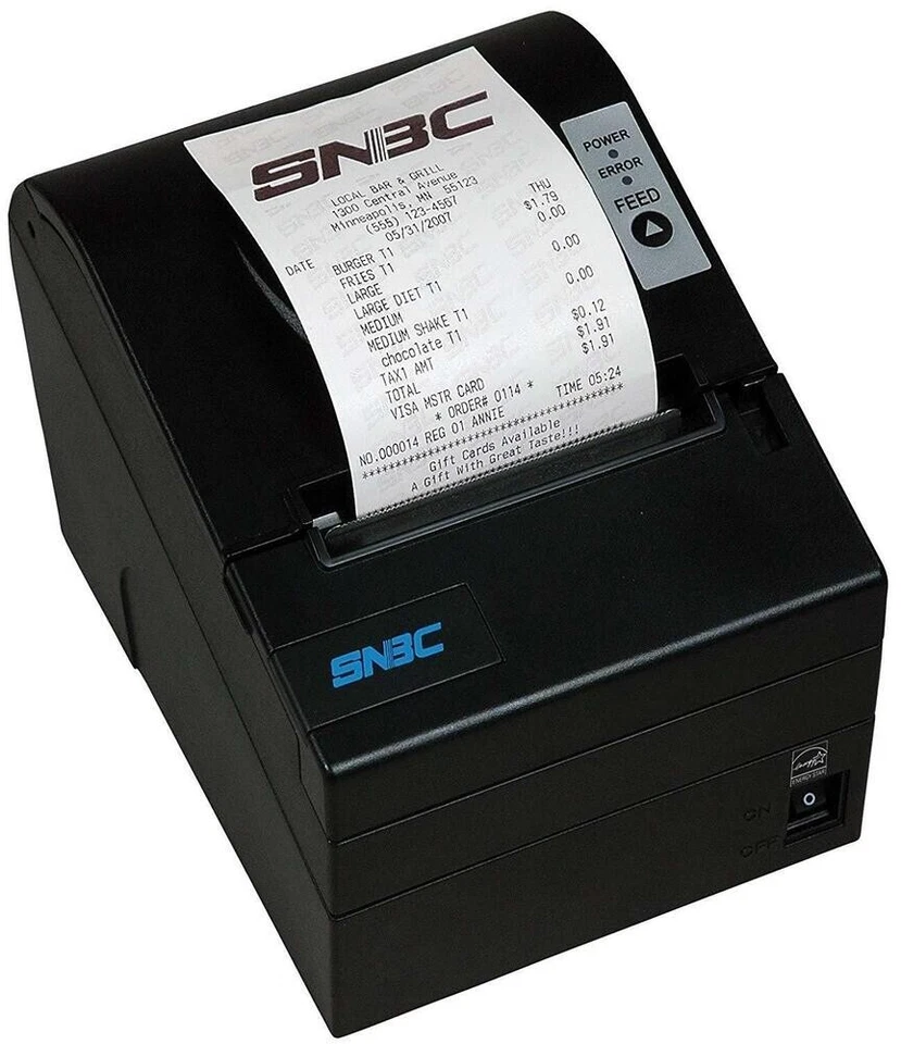SNBC BTP-R180II Thermal Receipt Printer, USB/Serial/Ethernet *WARRANTY* - Image 1 of 3
