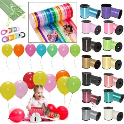 100 PLAIN BALONS BALLONS HELIUM & AIR BALLOONS Quality Party Birthday Wedding  - Image 1 of 2