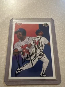 Kirby Puckett Auto HOF Signed 1990 Upper Deck Twins Autographed - Picture 1 of 3