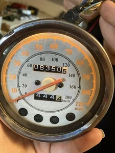 1998 Yamaha V Star 650 Gauges (8,350 Miles) (2 Dings On Edge See Pics) (Oem) - Picture 1 of 12