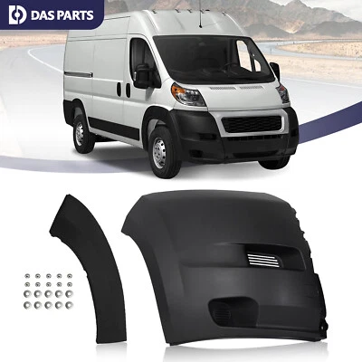 For 2019-2022 Ram ProMaster 1500-3500 Right Front Bumper Side Cover W/ Flare RH Foto 1 de 4