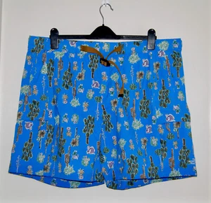 Neu mit Etikett The North Face Herrenshorts blau Kaktusmuster Klasse V-Gürtel Größe XXL - Bild 1 von 13