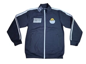 Chaqueta deportiva The Hundreds x Sanrio Gudetama con cremallera negra talla GRANDE NUEVA CON ETIQUETAS - Imagen 1 de 8