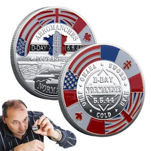 D Day 80th Anniversary Challenge Coin Commemorative Coin - Bild 1 von 5