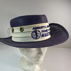 Vintage Masters Augusta GA Strohhut Made In USA mit 1995, 1996, 1997 Pins One Size - Bild 1 von 10