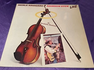 Merle Haggard - Rainbow Stew Live at Anaheim Stadium - Vinyl Record LP Album - Picture 1 of 4