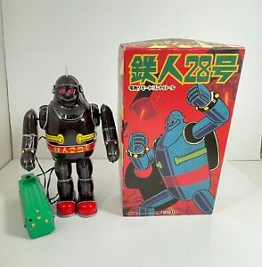 1995 Osaka Tin toy battery  Tetsujin 28 Gigantor Go black Japan