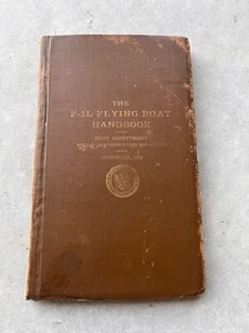 The F5-L Flying Boat Handbook Navy Department December 1918 WWI era RARE - Imagen 1 de 7