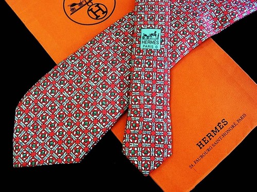 HERMÈS Cravatta uomo HERMES Francia vera seta cravatta abito classico lusso multicolore A38