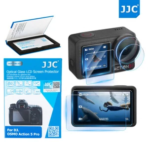 4PCS Tempered Glass Lens Protector 0.3mm Ultra Slim For DJI Osmo Action 5 Pro 9H - Picture 1 of 14