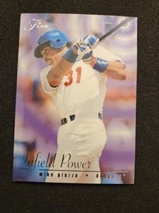 1995 Flair Infield Power #7 Mike Piazza Dodgers HOF