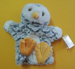 1 Handpuppen Eulen Plüsch Kinder Kuscheltier Tiere Plüschtier Rollenspiele (2) - Picture 1 of 6
