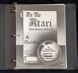 De Re Atari - A Guide to Effective Programming (includes binder) - Bild 1 von 2