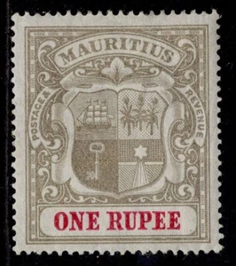 MAURITIUS EDVII SG153, 1r grey-black & carmine, M MINT. Cat £70. - Picture 1 of 1