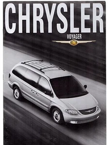 Chrysler Voyager & Grand Voyager 2000-02 UK Market Sales Brochure SE LX Limited - Picture 1 of 2