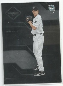 2005 Leaf Limited A.J. Burnett #'d /699 Miami Marlins