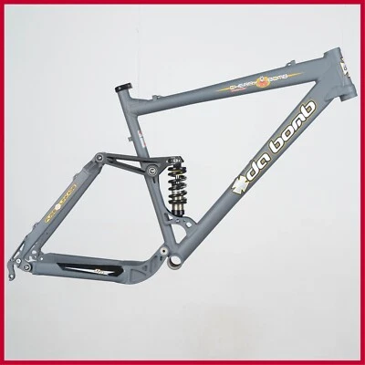 NOS DA BOMB CHERRY BOMB FREE RIDE ALLOY FRAME MTB MOUNTAIN BIKE 26 MANITOU 20" - Image 1 of 4