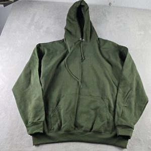 NWOT JERZEES NuBlend® Hoodie Army Green  Sweatshirt Sz XL - Picture 1 of 5