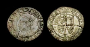X106: 1574 Elizabeth 1st Tudor tres peniques de plata martillada: im Eglantine, S.2655 - Imagen 1 de 1