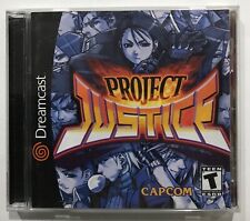 Project Justice Sega Dreamcast Complete in Case Tested Resurfaced Mint