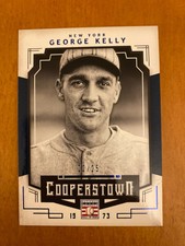 2015 Panini Cooperstown # 41 George Kelly - HOF Chronicles Blue 22/25