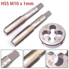 Industrial Strength M10 x 1mm Tap and Die Set for Metric Thread Right Hand