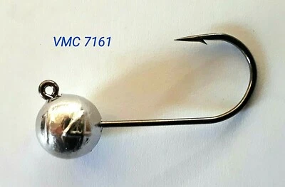 VMC 7161 Jigköpfe 1/0 - 8/0 in 6 - 250 gr. frei wählbar- Jighaken Jigheads TOP - Bild 1 von 4