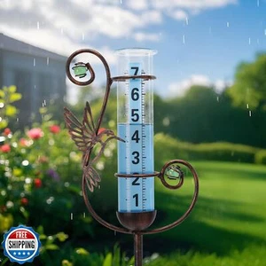 WONDER GARDEN Regenmesser Outdoor, Deko Kolibri Regenmesser Outdoor - Bild 1 von 5