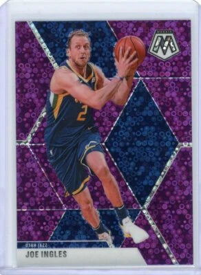 2019-20 Panini Mosaic Basketball Purple Disco Prizm #63 Joe Ingles #17/50 - Image 1 of 2