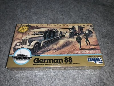 Vintage 1982 MPC German 88 Model Kit 1/76 1-6202 - Image 1 of 4