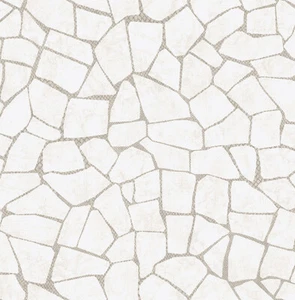 Tappezzeria, Designtapete, Lucido, Frammenti, Velour, Moderno, Avorio, Sand, - Foto 1 di 5
