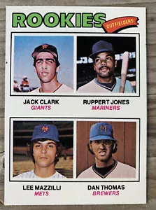 1977 Topps Jack Clark & Lee Mazzilli ROOKIE RC #488 SF Giants & New York Mets - Bild 1 von 2