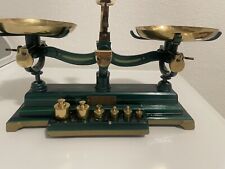 HENRY TROEMNER BALANCE SCALE, BAKER'S NO. 5W Phila With Weights c. 1896