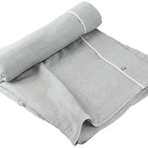 Imabari coperta asciugamano singola 140 x 190 cm tessuto garza grigio made in Japan - Foto 1 di 1