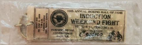 Boxing Hall of Fame Turning Stone Casino Key Chain June 11, 1999 Cover