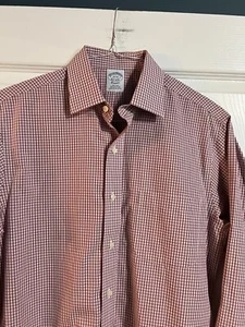 BROOKS BROTHERS KLASSISCHES LANGÄRMLIGES GEKNÖPFTES HERRENHEMD 15-32 - Bild 1 von 2